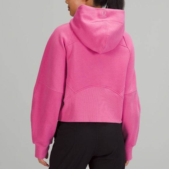 LAST ONE ‼️ NWT Lululemon Scuba Oversized Half-Zip Hoodie Pink Blossom UNICORN - Picture 3 of 7